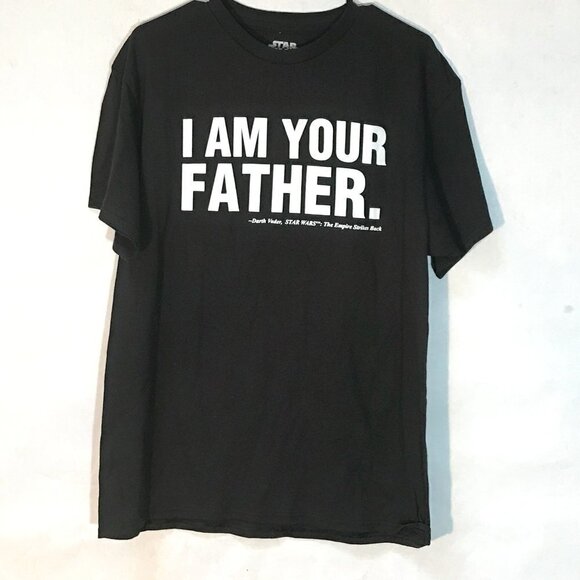 Disney Star Wars Darth Vader I Am Your Father Black Short Sleeve T Shirt Tee - Picture 2 of 7